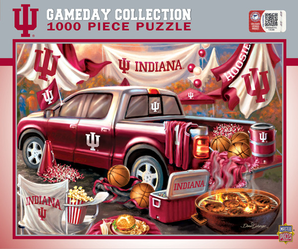 Indiana Hoosiers Puzzle 1000 Piece Gameday Design