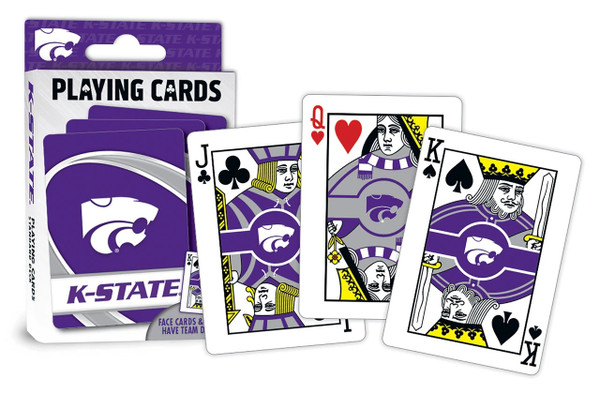 Kansas State Wildcats Playing Cards Logo