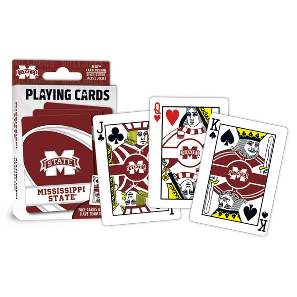 Mississippi State Bulldogs Playing Cards Logo