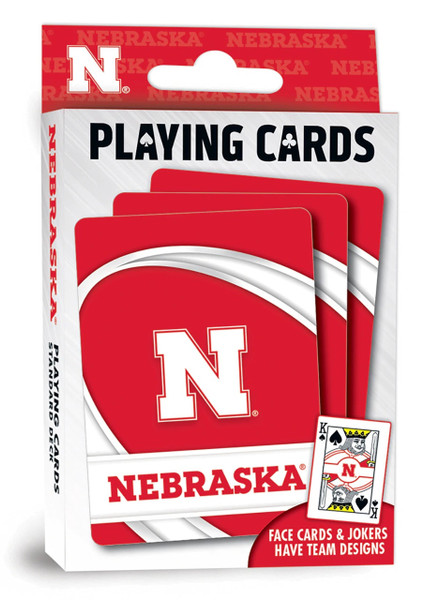 Nebraska Cornhuskers Playing Cards Logo