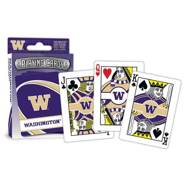 Washington Huskies Playing Cards Logo