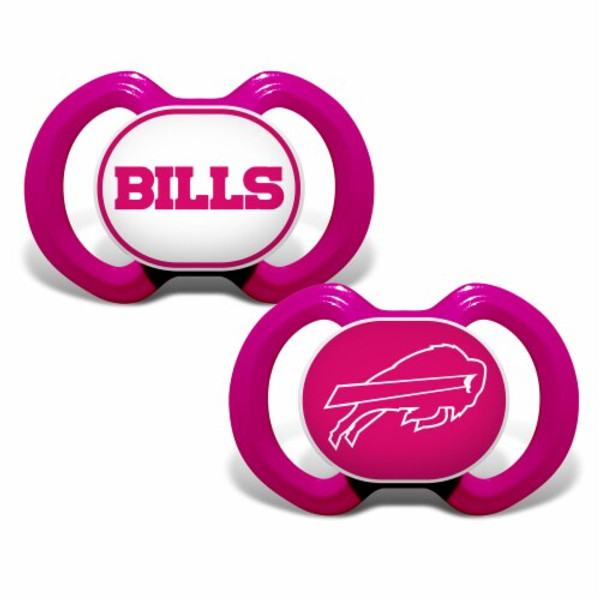 Buffalo Bills Pacifier 2 Pack Pink