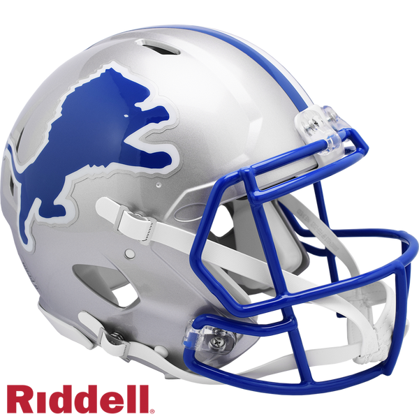 Detroit Lions Helmet Riddell Authentic Full Size Speed Style 1983-2002 T/B Special Order