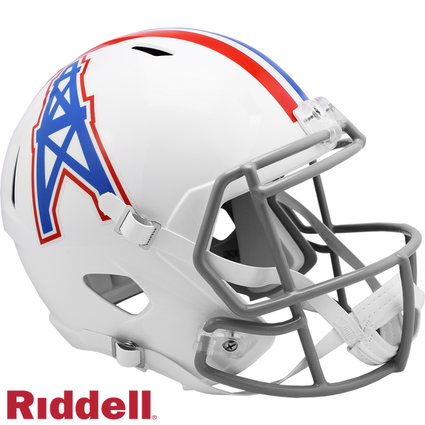 Houston Oilers Helmet Riddell Replica Full Size Speed Style 1975-1980 T/B Special Order