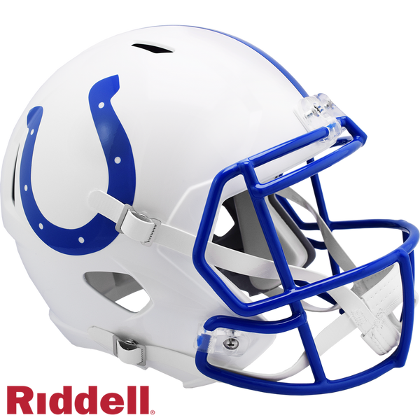 Indianapolis Colts Helmet Riddell Replica Full Size Speed Style 1995-2003 T/B Special Order