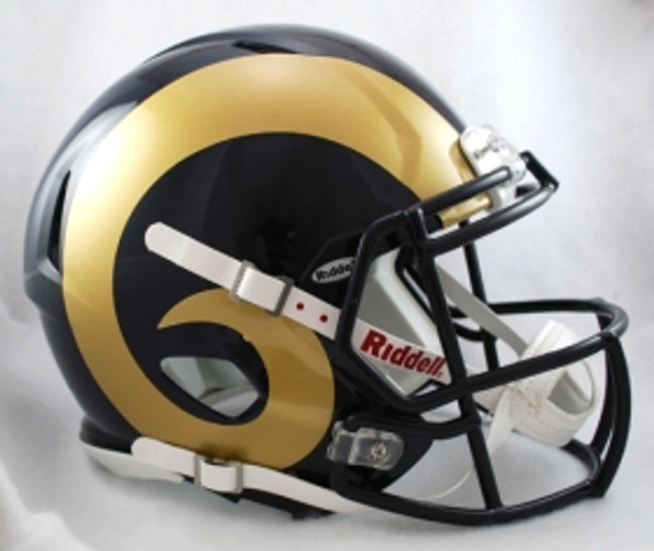 Los Angeles Rams Helmet Riddell Authentic Full Size Speed Style 2000-2016 T/B Special Order