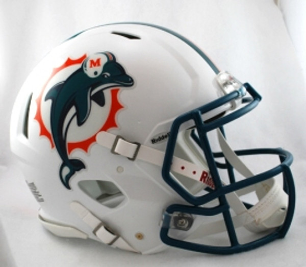 Miami Dolphins Helmet Riddell Authentic Full Size Speed Style 1997-2012 T/B Special Order