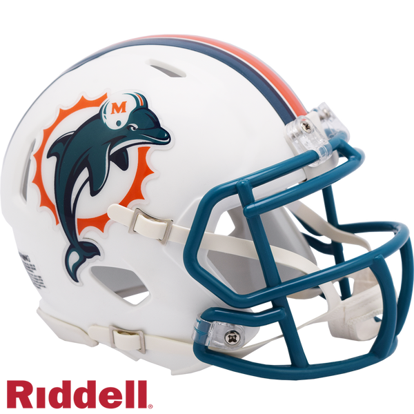 Miami Dolphins Helmet Riddell Replica Mini Speed Style 1997-2012 T/B