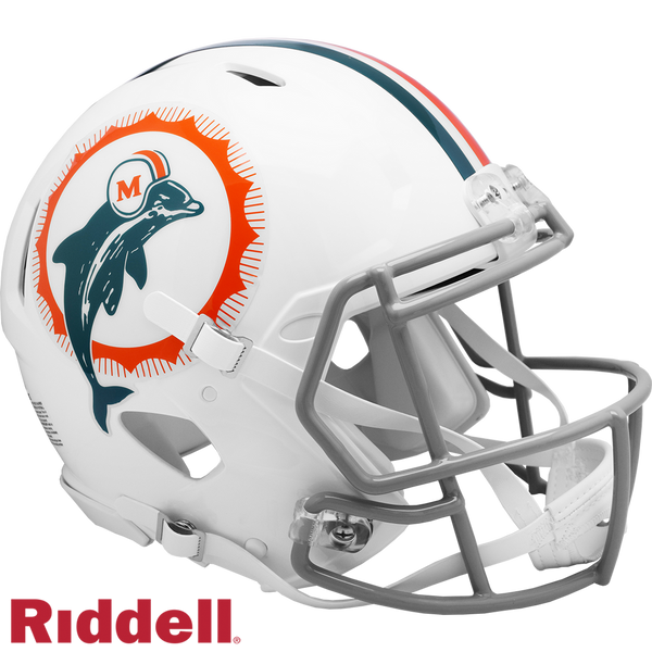 Miami Dolphins Helmet Riddell Authentic Full Size Speed Style 1972 T/B Special Order