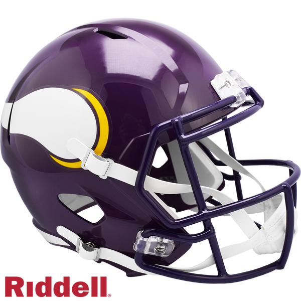 Minnesota Vikings Helmet Riddell Replica Full Size Speed Style 1983-2001 T/B Special Order