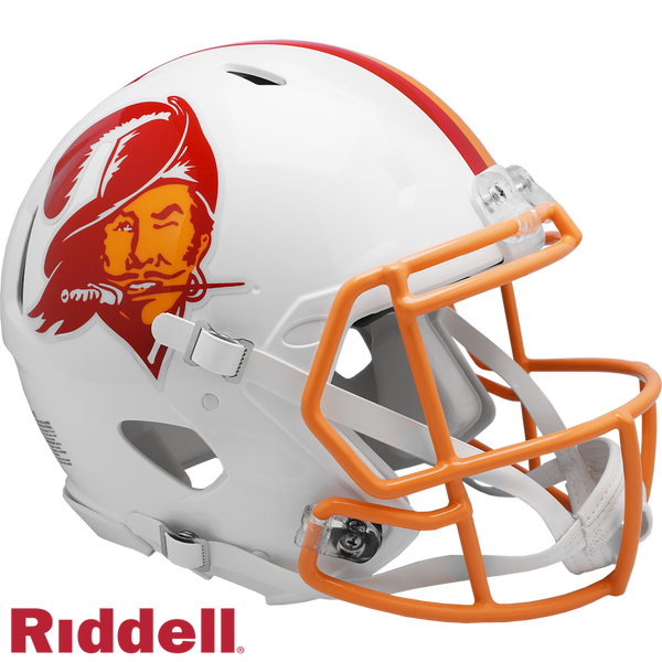 Tampa Bay Buccaneers Helmet Riddell Authentic Full Size Speed Style 1976-1996 T/B Special Order