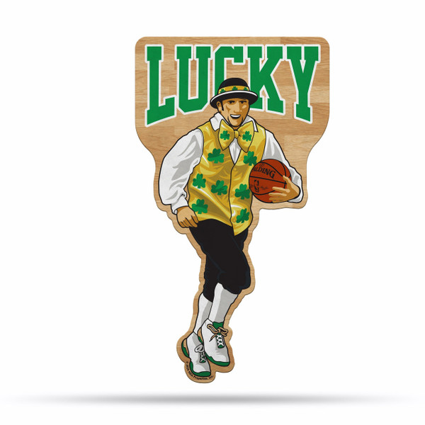 Boston Celtics Pennant Shape Cut Mascot Design