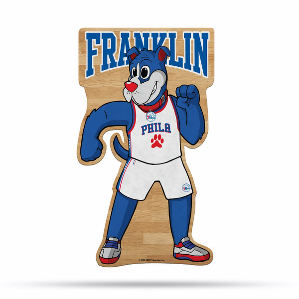 Philadelphia 76ers Pennant Shape Cut Mascot Design