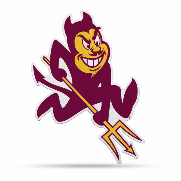 Arizona State Sun Devils Pennant Shape Cut Mascot Design