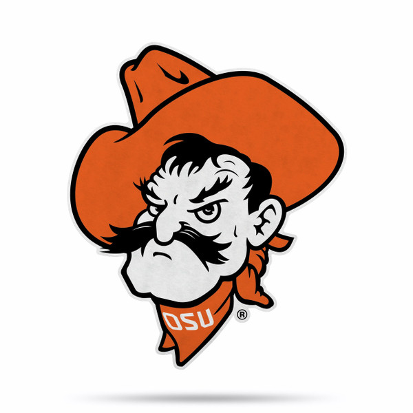 Oklahoma State Cowboys Pennant Shape Cut Mascot Design