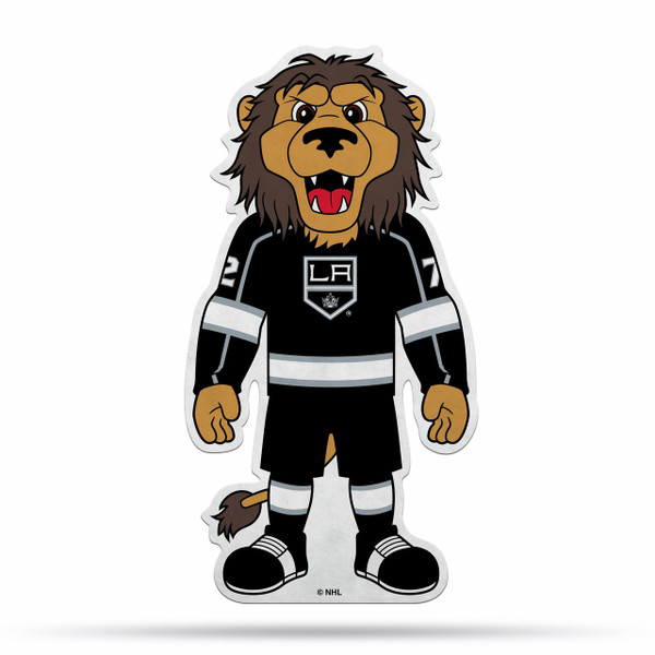 Los Angeles Kings Pennant Shape Cut Mascot Design