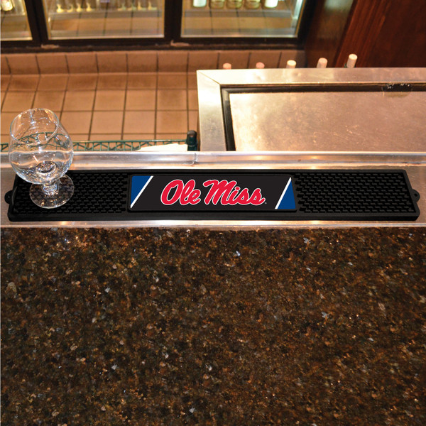 University of Mississippi (Ole Miss) Drink Mat 3.25"x24"