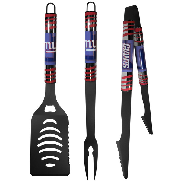 New York Giants 3 pc Black Tailgater BBQ Set