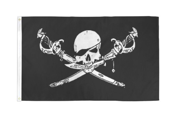 Brethren of the Coast Pirate Flag 2x3ft Poly