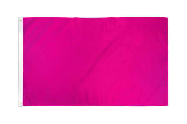 Magenta Solid Color Flag 3x5ft Poly