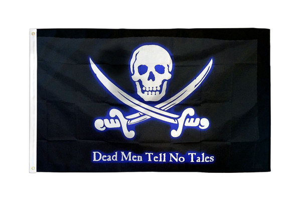 Dead Men Tell No Tales Pirate Flag 3x5ft Poly