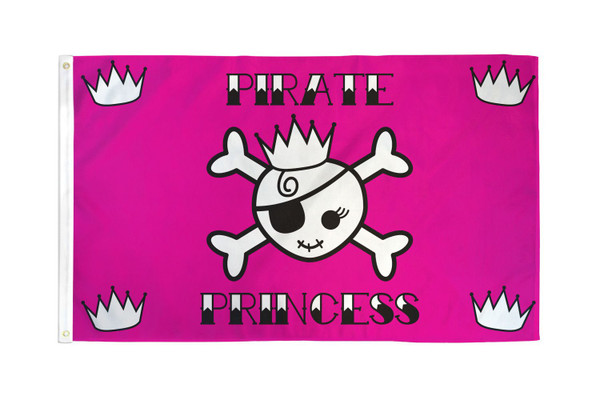 Pirate Princess Flag 3x5ft Poly