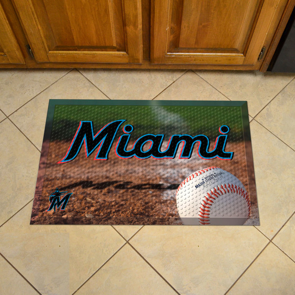 MLB - Miami Marlins Scraper Mat 19"x30"