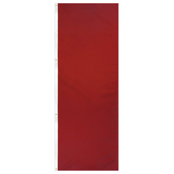 Burgundy Solid Color 3x8ft DuraFlag Banner