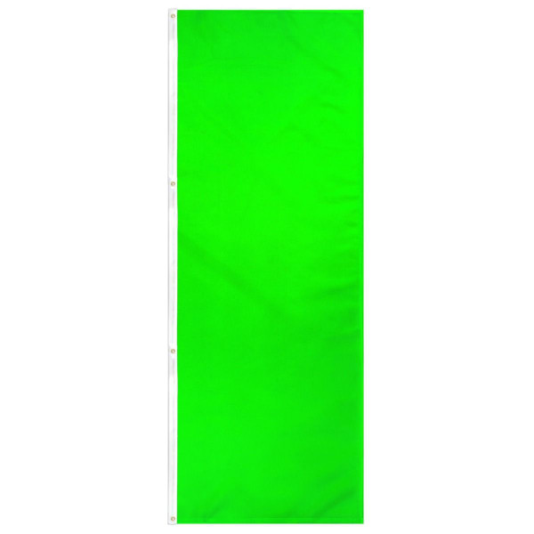 Neon Green Solid Color 3x8ft DuraFlag Banner
