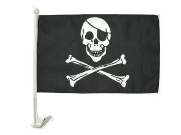 Pirate Single-Sided Car Flag