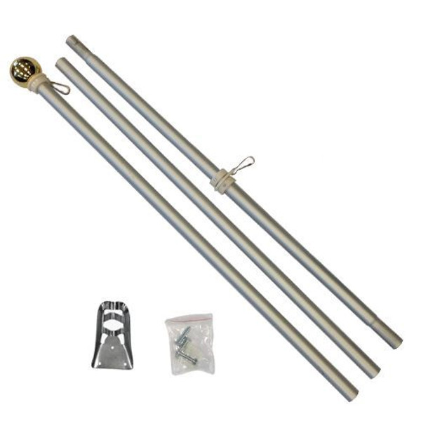 6ft Aluminum Flag Pole (Ball Top)