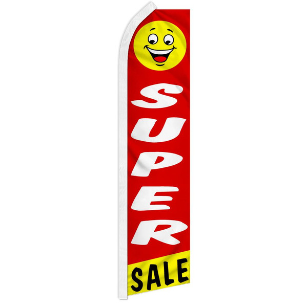 Super Sale (Happy Face) Super Flag