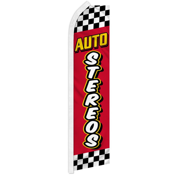 Auto Stereos (Red & Yellow) Super Flag