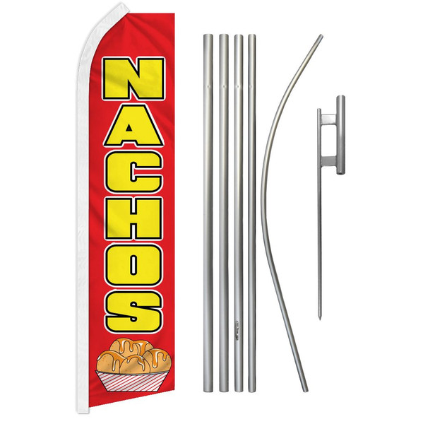 Nachos Super Flag & Pole Kit