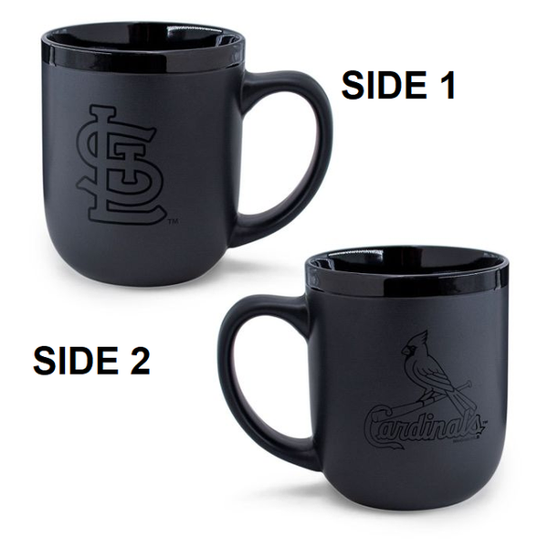 St. Louis Cardinals Coffee Mug 17oz Matte Black