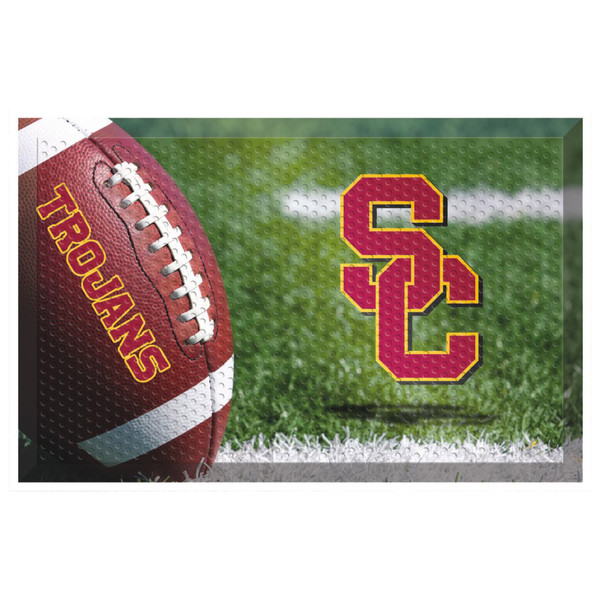 University of Southern California - Southern California Trojans Scraper Mat Interlocking SC Primary Logo Photo