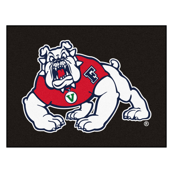 Fresno State - Fresno State Bulldogs All-Star Mat 4-Paw Bulldog Primary Logo Black