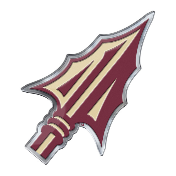 Florida State University - Florida State Seminoles Embossed Color Emblem 2 "Arrow Head" Alternate Logo Garnet