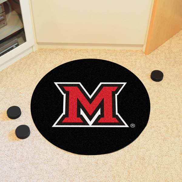 Miami University (OH) Puck Mat 27" diameter