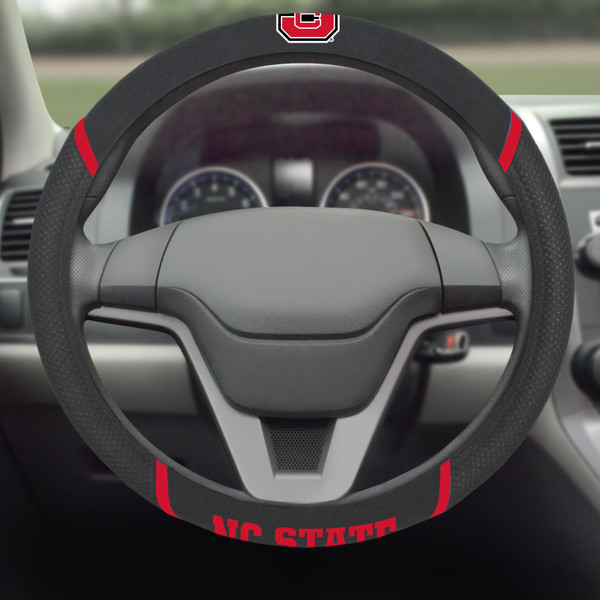 North Carolina State University Steering Wheel Cover 15"x15"