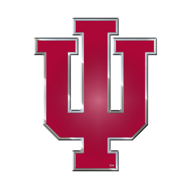Indiana University - Indiana Hooisers Embossed Color Emblem IU Trident Primary Logo Crimson
