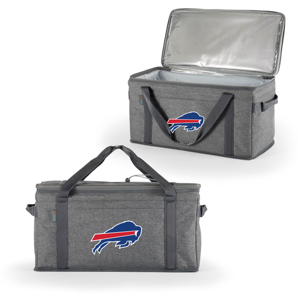 Buffalo Bills 64 Can Collapsible Cooler, (Heathered Gray)