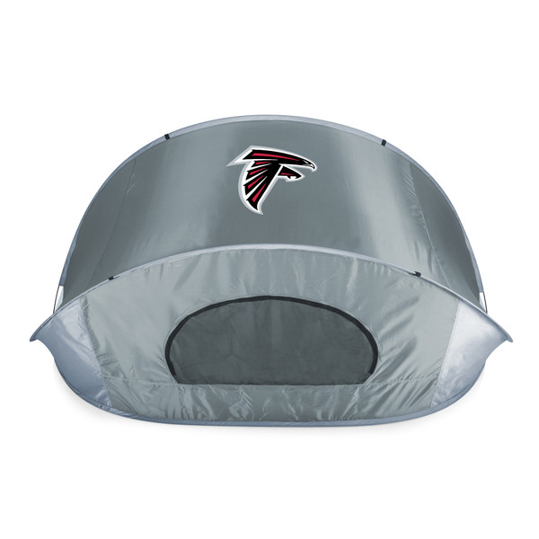 Atlanta Falcons Manta Portable Beach Tent, (Gray with Black Accents)