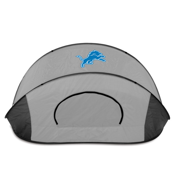 Detroit Lions Manta Portable Beach Tent, (Gray with Black Accents)