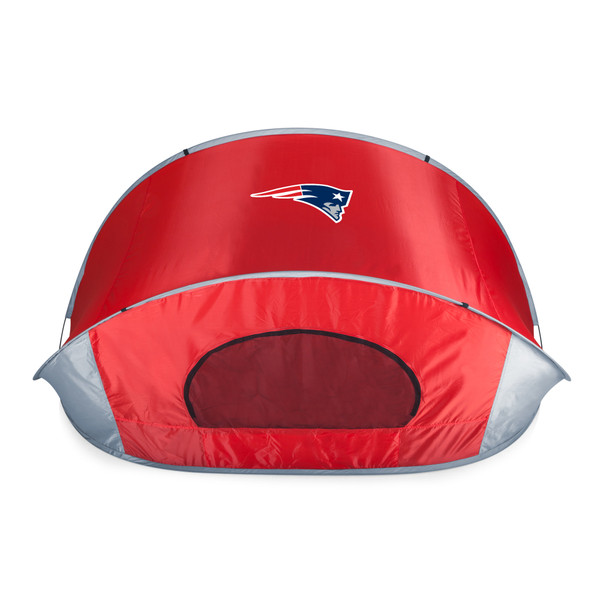 New England Patriots Manta Portable Beach Tent, (Red with Gray Accents)