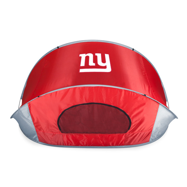 New York Giants Manta Portable Beach Tent, (Red with Gray Accents)