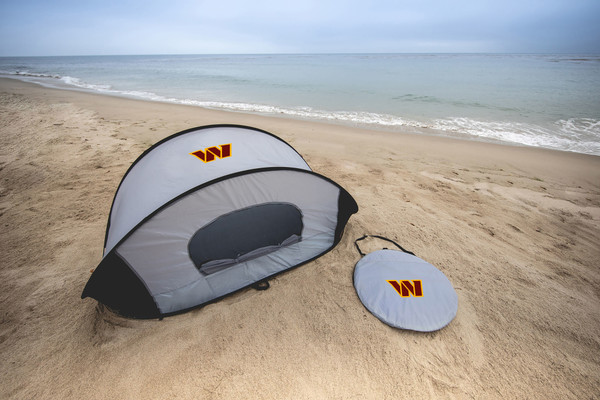 Washington Commanders Manta Portable Beach Tent, (Gray with Black Accents)