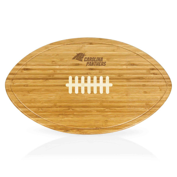 Carolina Panthers Kickoff Football Cutting Board & Serving Tray, (Bamboo)