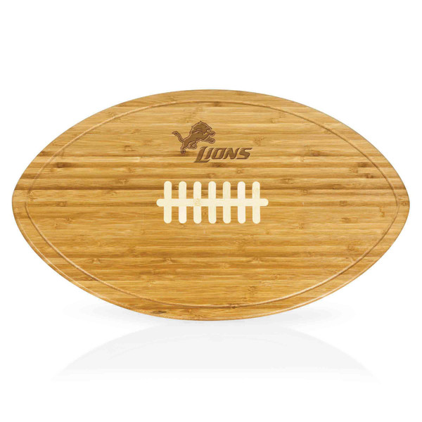 Detroit Lions Kickoff Football Cutting Board & Serving Tray, (Bamboo)