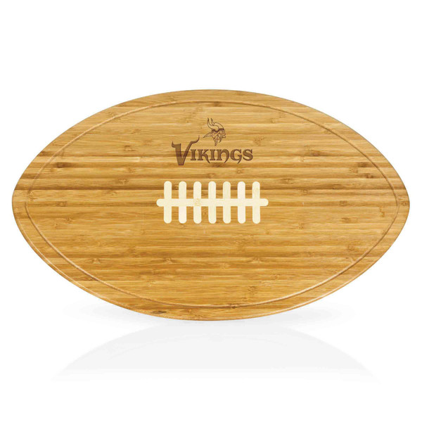 Minnesota Vikings Kickoff Football Cutting Board & Serving Tray, (Bamboo)